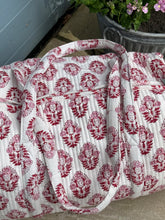 Load image into Gallery viewer, Boota - Pink & White Weekend Bag