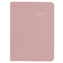 Load image into Gallery viewer, PRE-ORDER 2027 Desk Diary Light Pink Goatskin Leather