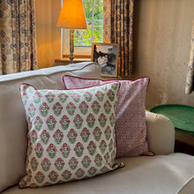 Load image into Gallery viewer, Boota Cushion Cover - Green and Red