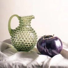 Load image into Gallery viewer, Hobnail Jug - Underlay Olive Green (Pre-Order)