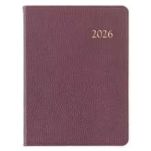 Load image into Gallery viewer, 2026 Desk Burgandy Goatskin Leather