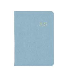 Load image into Gallery viewer, PRE-ORDER 2027 Notebook Diary Hydrangea Goatskin Leather