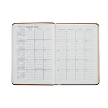 Load image into Gallery viewer, 2026 Notebook Diary White Gold Goatskin Leather