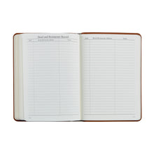 Load image into Gallery viewer, 2026 Notebook Diary Navy Crocodile Print Leather