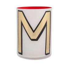 Load image into Gallery viewer, Alphabet Brush Pot - M (White)