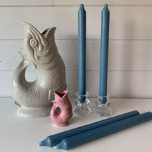Load image into Gallery viewer, Dusty Blue Candles - Set of Four