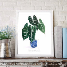 Load image into Gallery viewer, Green Velvet Print