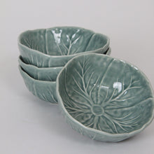 Load image into Gallery viewer, Mini Cabbage Leaf Bowl - Aqua