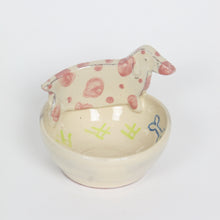Load image into Gallery viewer, Sausage Dog Ceramic Bowl - Pink