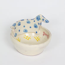 Load image into Gallery viewer, Sausage Dog Ceramic Bowl - Blue