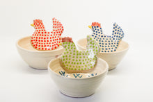 Load image into Gallery viewer, Small Blue Chicken Ceramic Bowl