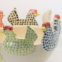 Load image into Gallery viewer, Chicken cut out ceramic bowl