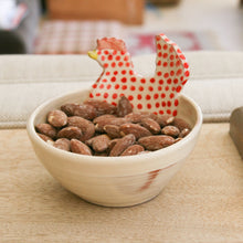 Load image into Gallery viewer, Small Red Chicken Ceramic Bowl