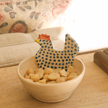 Load image into Gallery viewer, Small Blue Chicken Ceramic Bowl