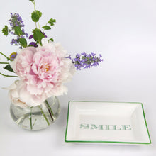 Load image into Gallery viewer, English Fine Bone China Dish - Smile (Green)