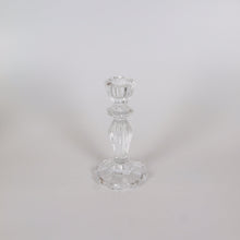 Load image into Gallery viewer, Tall Luna Glass Candlestick - Clear