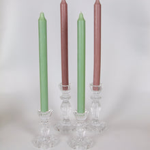Load image into Gallery viewer, Tall Luna Glass Candlestick - Clear