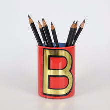 Load image into Gallery viewer, Alphabet Brush Pot - B (Carnation)