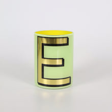 Load image into Gallery viewer, Alphabet Brush Pot - E (Mint)