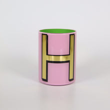 Load image into Gallery viewer, Alphabet Brush Pot - H (Lilac)