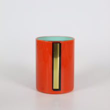 Load image into Gallery viewer, Alphabet Brush Pot - I (Orange)