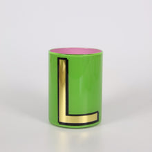 Load image into Gallery viewer, Alphabet Brush Pot - L (Green)