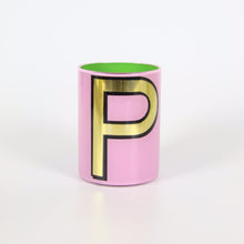 Load image into Gallery viewer, Alphabet Brush Pot - P (Lilac)
