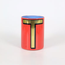 Load image into Gallery viewer, Alphabet Brush Pot - T (Carnation)