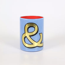 Load image into Gallery viewer, Alphabet Brush Pot - & (Periwinkle)