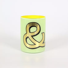 Load image into Gallery viewer, Alphabet Brush Pot - & (Mint)