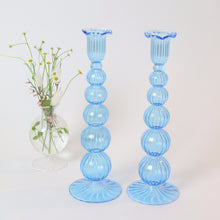 Load image into Gallery viewer, Margot Candlestick - Blue