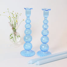 Load image into Gallery viewer, Margot Candlestick - Blue