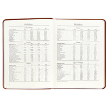 Load image into Gallery viewer, 2022 Desk Diary Ruby Crocodile Embossed Leather