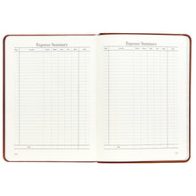 Load image into Gallery viewer, 2022 Desk Diary Ruby Crocodile Embossed Leather