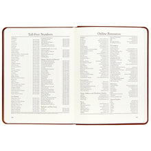 Load image into Gallery viewer, 2022 Desk Diary Ruby Crocodile Embossed Leather