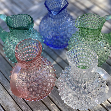 Hobnail Jug - Crystal