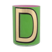 Load image into Gallery viewer, Alphabet Brush Pot - D (Green)