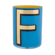 Load image into Gallery viewer, Alphabet Brush Pot - F (Blue)