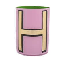 Load image into Gallery viewer, Alphabet Brush Pot - H (Lilac)