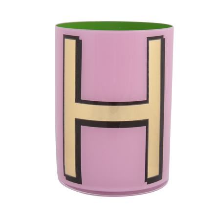 Alphabet Brush Pot - H (Lilac)