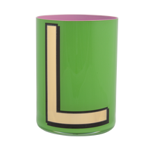 Load image into Gallery viewer, Alphabet Brush Pot - L (Green)