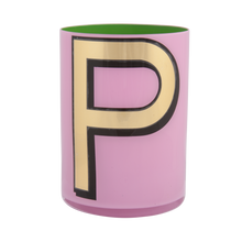 Load image into Gallery viewer, Alphabet Brush Pot - P (Lilac)