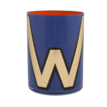 Load image into Gallery viewer, Alphabet Brush Pot - W (Purple)