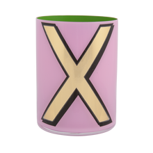 Load image into Gallery viewer, Alphabet Brush Pot - X (Lilac)
