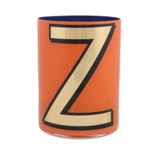 Load image into Gallery viewer, Alphabet Brush Pot - Z (Orange)