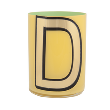 Load image into Gallery viewer, Alphabet Brush Pot - D (Yellow)