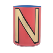 Load image into Gallery viewer, Alphabet Brush Pot - N (Carnation)