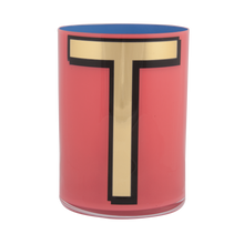 Load image into Gallery viewer, Alphabet Brush Pot - T (Carnation)