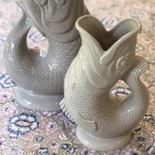 Load image into Gallery viewer, Medium Glazed Gluggle Jug - Dove Grey