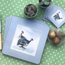 Load image into Gallery viewer, Guinea Fowl Table Mats - Set of 4